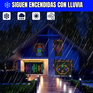 Cortina LED Navideña