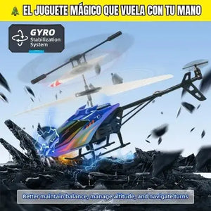 Helicoptero Dron Sensor Mano Sin Control