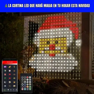 Cortina LED Navideña