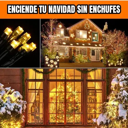 Luz LED Panel Solar 20 METROS