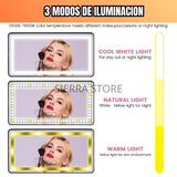 Espejo De Maquillaje Carro Tactil Led