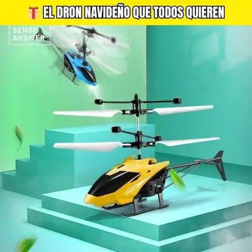 Helicoptero Dron Sensor Mano Sin Control