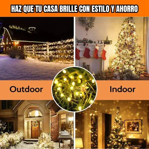 Luz LED Panel Solar 20 METROS