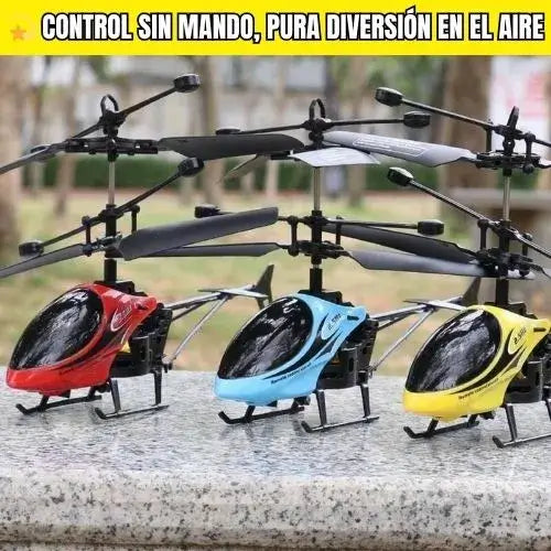 Helicoptero Dron Sensor Mano Sin Control