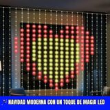 Cortina LED Navideña