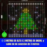 Cortina LED Navideña